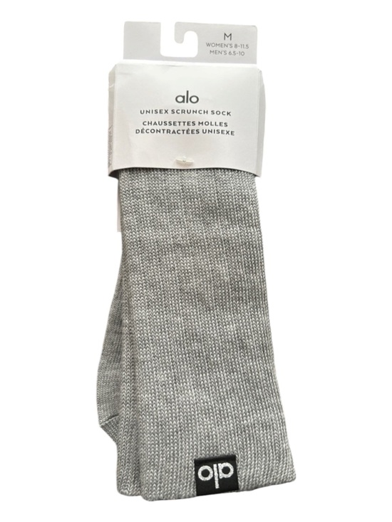 ALO Yoga Accessories - ALO Yoga Gray Unisex Scrunch Socks